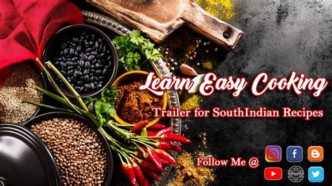 Simplified Tamil Cooking Channel Trailer Learn Easy Cooking Youtube