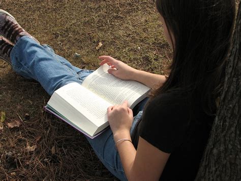 Reading Girl Free Stock Photo Teenage Girl Reading A Book 677