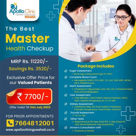 Best Health Checkup Packages At Apollo Clinics