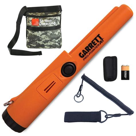 Garrett Pro Pointer At Waterproof Pinpointer Bundle W Camo Bag