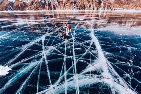 I Walked On Frozen Baikal The Deepest And Oldest Lake On Earth To