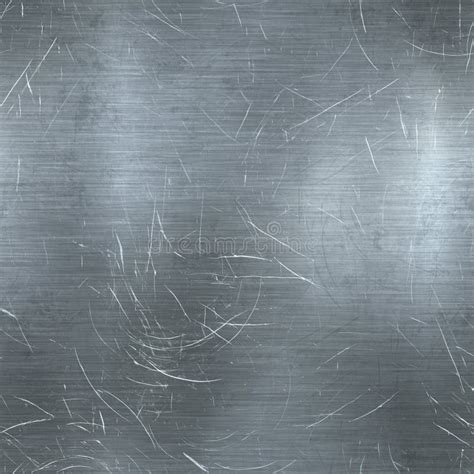 Scratched Metal Seamless Texture Stock Illustration Illustration Of