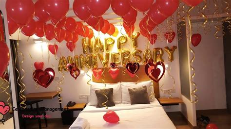 These are the best collection of surprise gifts for. Best Romantic Anniversary Room Decoration Ideas for ...