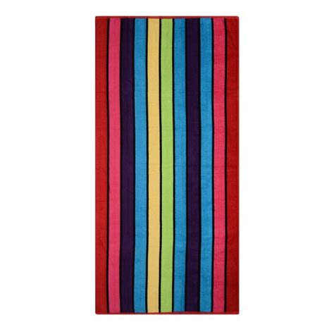 Choose from contactless same day delivery, drive up and more. VELOUR STRIPED BEACH TOWEL 75X150CM (DESIGN 21) - Sunhigh ...