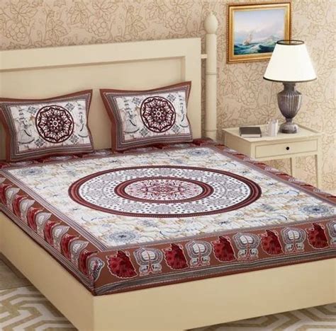 Jaipur Pride Floral Print Traditional Printed Pure Cotton Bed Sheet Set At Rs 260 Piece In Jaipur