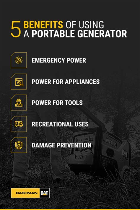 Top 5 Benefits Of Using A Portable Generator Cashman Equipment