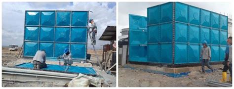 Roof tank | knockdown water tank | tangki air model panel fibreglass atau tangki air kotak dapat dipasang dan dirakit dilapangan, knock down, panel water tank. Daftar Harga Tangki Air FRP Roof Tank - Energi Putra Bangsa