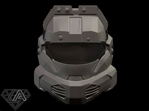 Halo Scout Helmet 3d Print Model By Lafactorystore