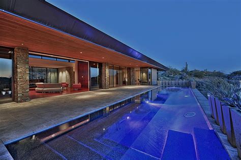 Above The Boulders Contemporary Pool Phoenix By Sever Design