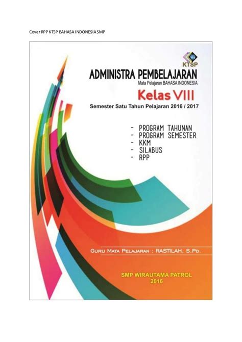 Perangkat Pembelajaran Pjok Smp Ktsp - Struktur Kurikulum 2013 Untuk