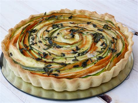 Chic Chic Chocolat Tarte aux légumes courgettes carottes et St