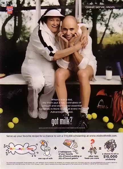 Andre Agassi Got Milk Got Milk Ads Old Ads Got Milk