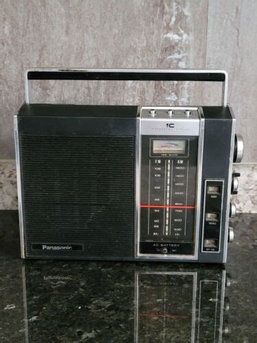 Vintage Panasonic Amfm Portable Radio Model Rf 900 Ic Integrated