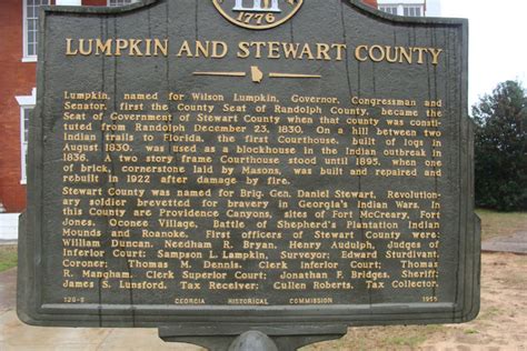 Lumpkin And Stewart County Georgia Historical Society