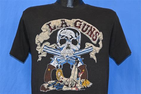 80s La Guns Sex Booze And Tattoos Glam Metal Rock Band T Shirt Etsy Canada