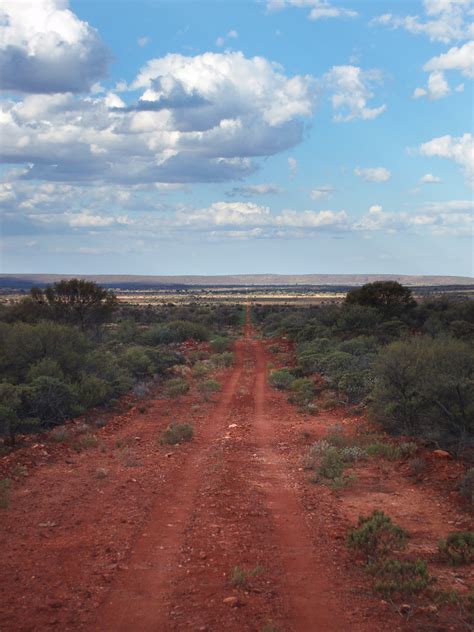 Photo Of Long Desert Road Free Australian Stock Images