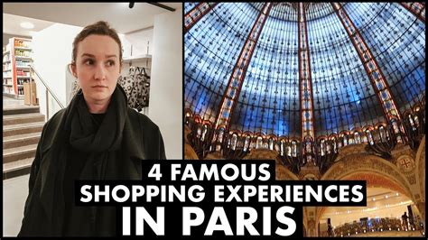 4 Famous Shopping Experiences In Paris Youtube