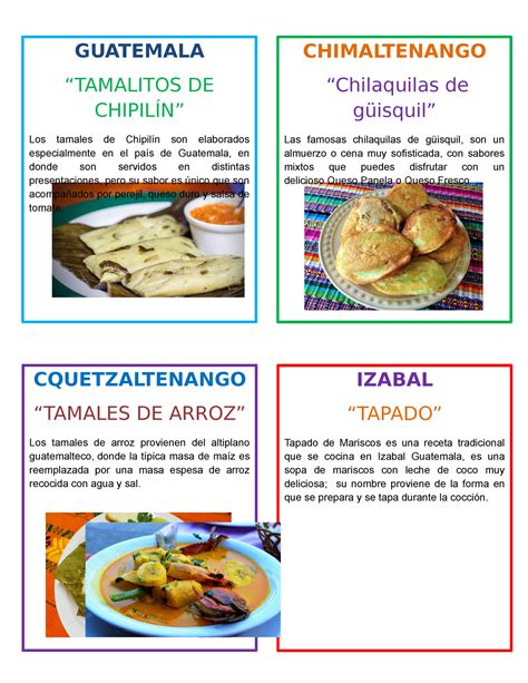 Comidas Tipícas Ale Interesante Chimaltenango “chilaquilas De