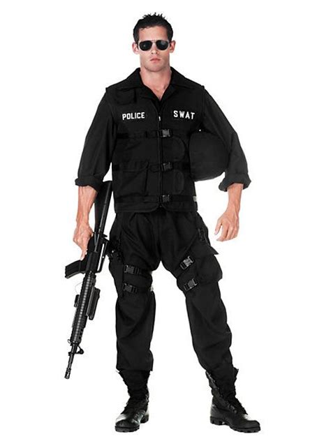 Swat Officer Kostüm Von Karnval Fasching Polizei Swat