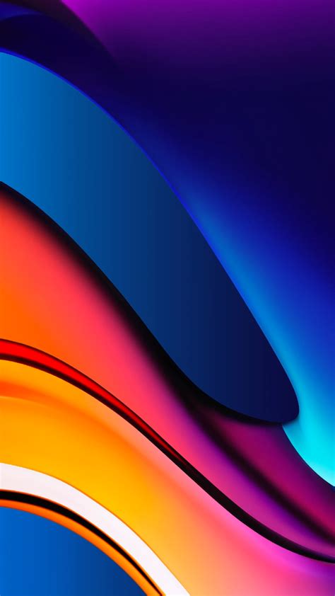 1440x2560 Abstract Colorful Glass Bend Shapes 4k Samsung Galaxy S6s7