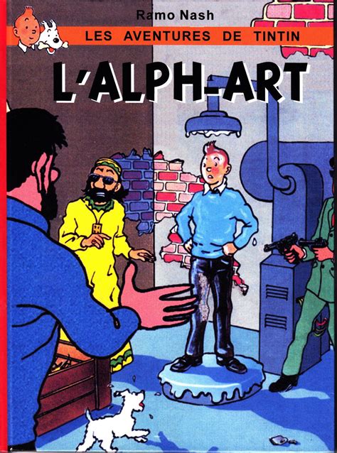 Les Aventures De Tintin Album Imaginaire Lalph Art Kuifje Cover