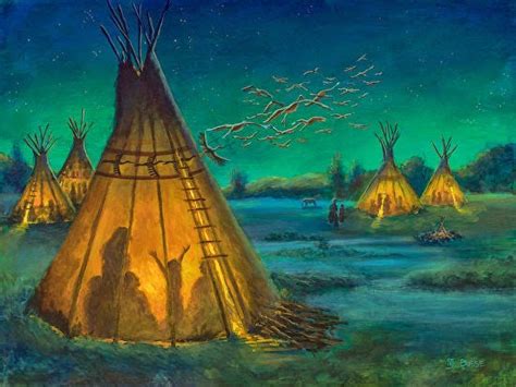 Indian Teepee Paintings ~ Native Paintings American Indian Southwest