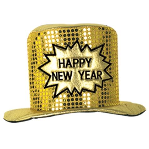 Glitz N Gleam Hny Top Hat Gold Party Accessory 1 Count Party