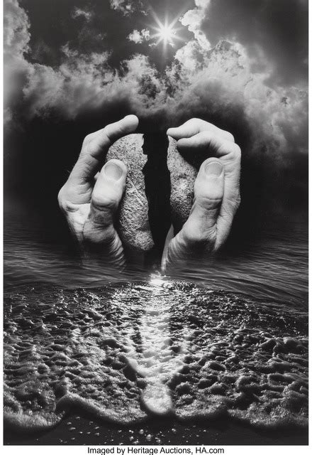 Jerry Uelsmann Untitled Hands And Ocean 1987 Artsy