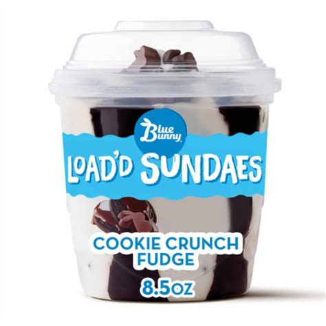 Blue Bunny® Loadd Sundaes Cookie Crunch N Fudge Ice Cream Cup 85 Fl