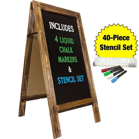 Wooden A Frame Chalkboard Display The Hostess Station