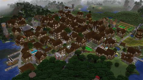 My Medieval Village So Far Minecraft