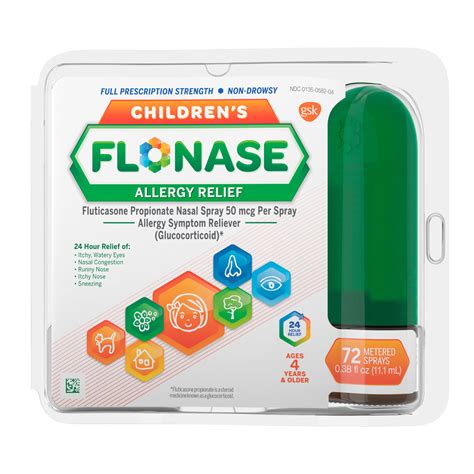Flonase Childrens Allergy Medicine For 24 Hour Relief Metered Nasal