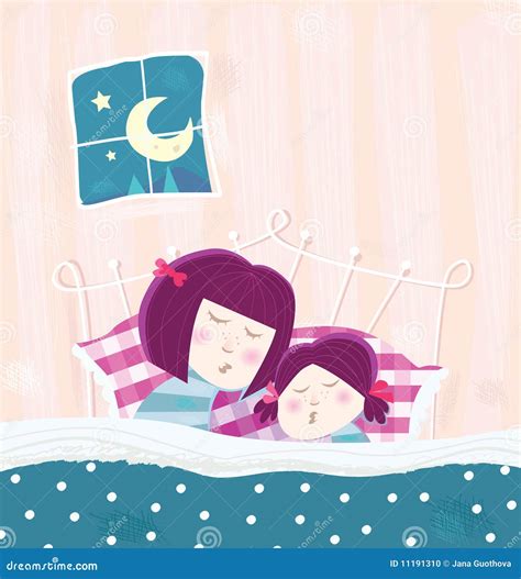 Sleeping Mother And Child Stock Photo - Image: 11191310