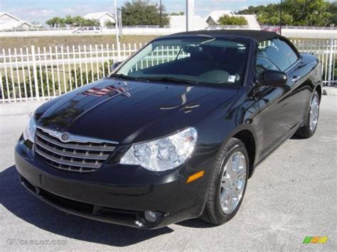 2009 Brilliant Black Crystal Pearl Chrysler Sebring Limited Convertible