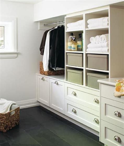 Stacked pull out drawers to keep all storage off the floor in a garage or basement. Elegant Basement Storage Solutions (With images ...