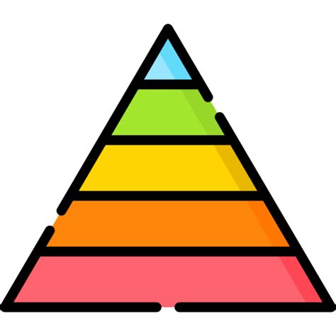 Pyramid Chart Free Icon