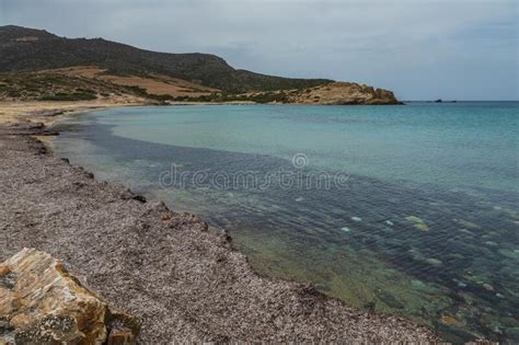 livadia beach aegean coast on antiparos island greece stock image image of hill environment