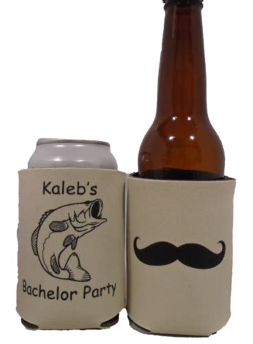 mustache-fishing-bachelor-party-koozie-personalized-can-no-minimum-1092205096 | Bachelor party ...
