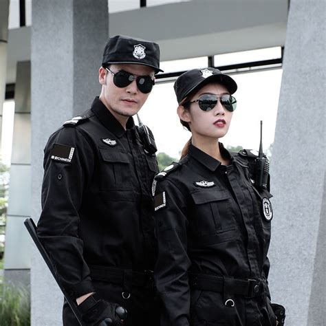 Factory Customize Men Security Guard Uniform Police Work Wear Safety