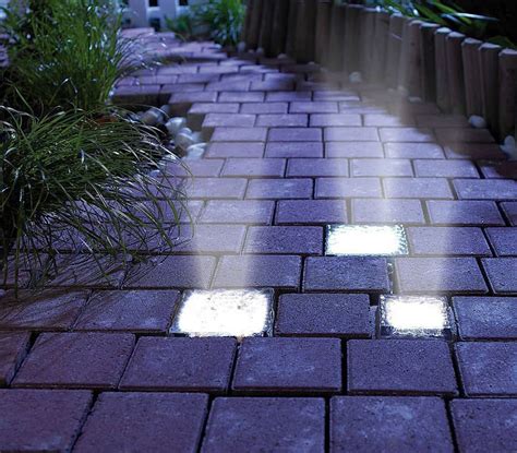 Signstek Solar Powered Path Brick Paver Light Noveltystreet