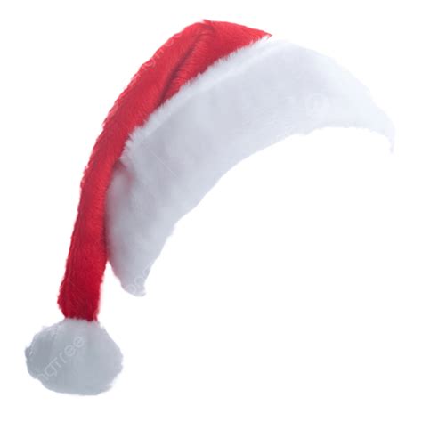 قبعة عيد الميلاد خلفية شفافة القبعة المرسومة قبعة عيد الميلاد سانتا