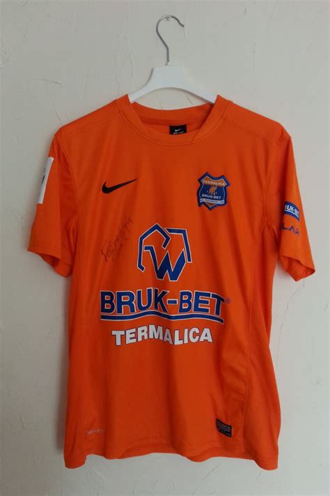 The first match scheduled in a derby between termalica and stal mielec, where. Pamiątki sportowe: Koszulka meczowa Bruk-Bet Termalica ...