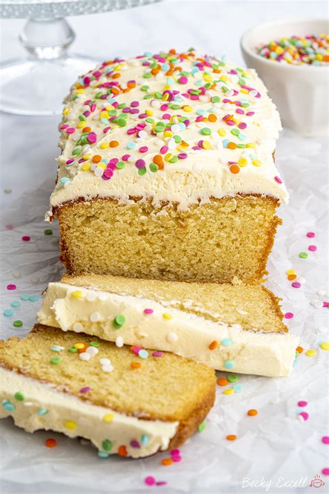 To make buttercream, beat together the margarine with the i want to make this icing for her first birthday cake on saturday. Gluten-free Vanilla Loaf Cake Recipe - BEST EVER! (dairy ...