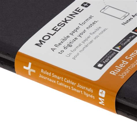 Carnet Moleskine Smart Cahier Ruled Pocket Black Moleskine