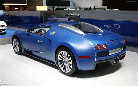 Bugatti Veyron Bleu Centenaire Widescreen Exotic Car Picture 01 Of 38