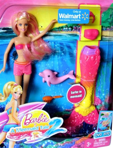 2012 Walmart A Mermaid Tale 2 Mini Barbie Doll 2 W2912 In 2020