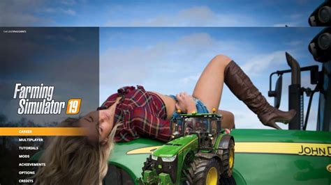 John Deere Girl Edition Menu Background V Mod Farming Simulator Mod