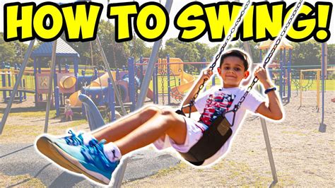 How To Swing On A Swing Set Easy For Kids Youtube