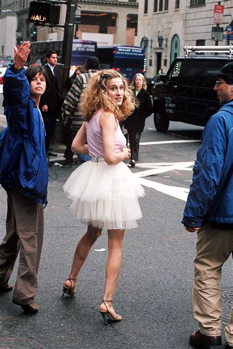 10 Legendary Outfits Of Carrie Bradshaw Thrift Shop Skirts And Wedding