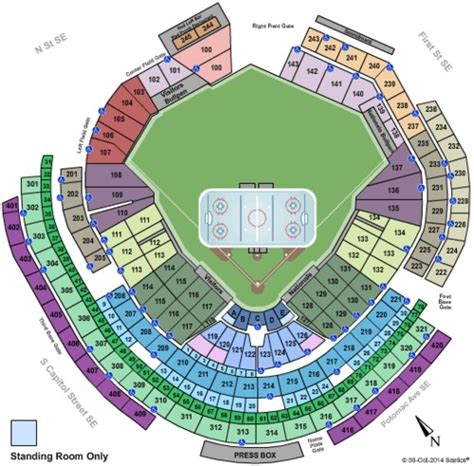 Nationals Park Tickets Seating Charts And Schedule In Washington Dc At